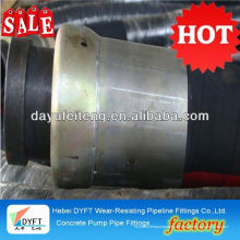 manguera de doble capa DN100 * 8.5M chino industrial de alambre de acero reforzado con bomba de hormigón y látigo de manguera